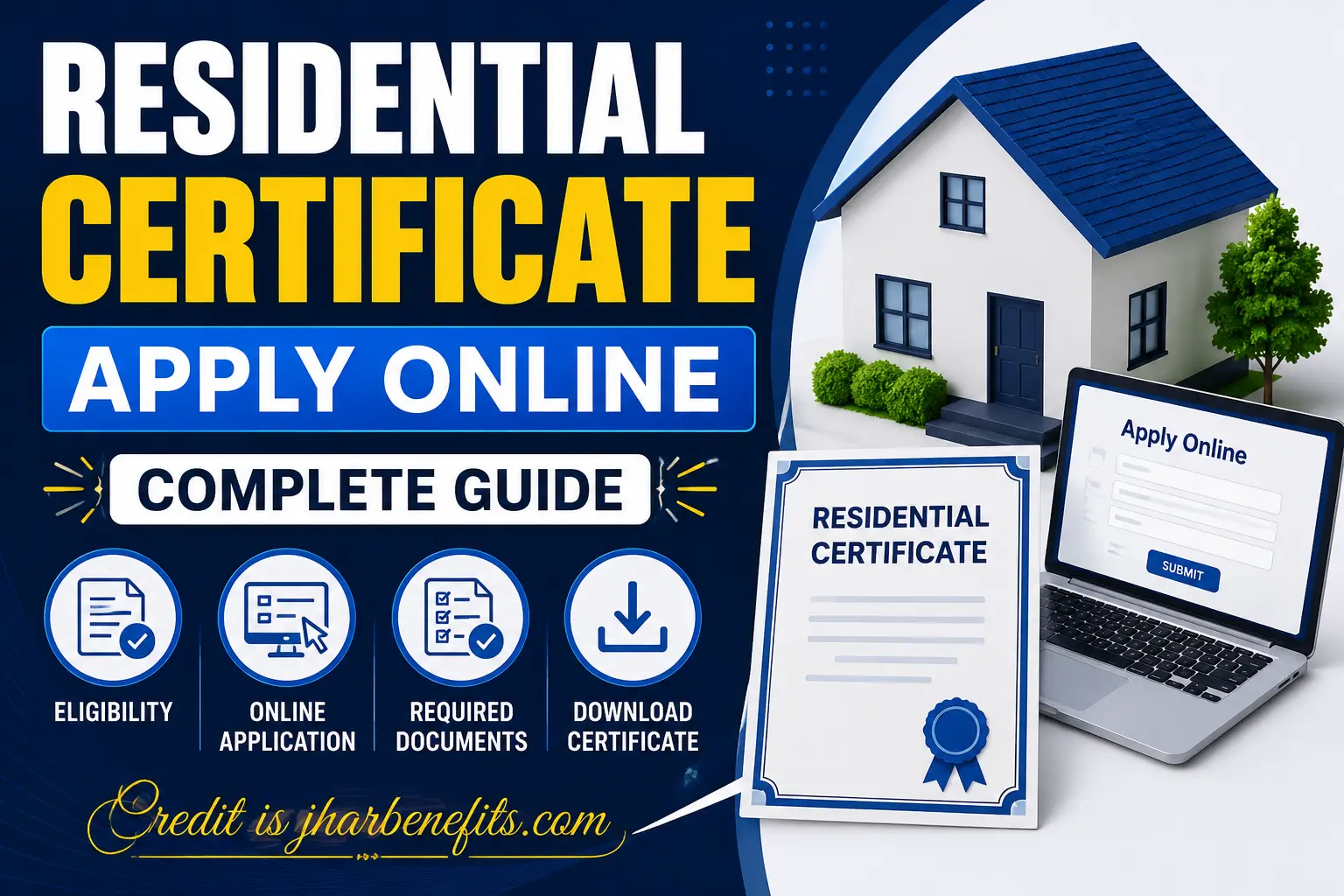 Residential Certificate Apply Online: Complete Guide 2026